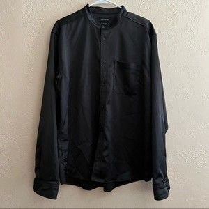 Urban Outfitters Black Button Down